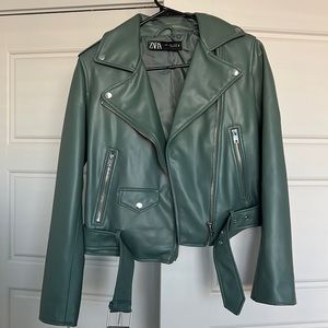 Never Worn Zara leather jacket